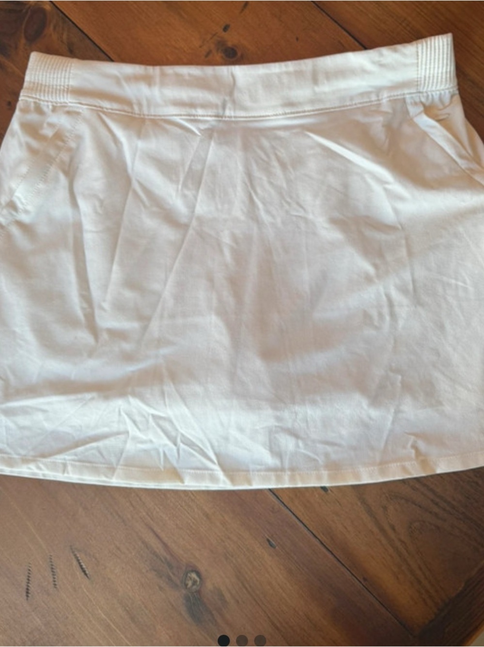 Columbia White Women's Athletic Mini Skirt